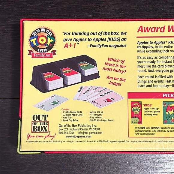 Apples to Apples kids game - Picture 3 of 4